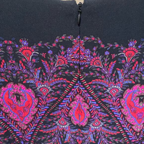 Maggy London abstract Long Sleeve Knit Sheath Dress - Picture 6 of 8